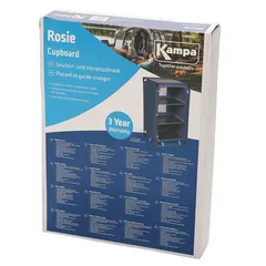 Dometic Kampa Rosie 3-Shelf Camping Storage Cupboard (48 x 51 x 59 cm)