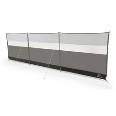 Dometic Kampa Windbreak Area Fence (2 x 140 x 500 cm, Fog Gray)