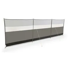 Dometic Kampa Windbreak Area Fence (2 x 140 x 500 cm, Fog Gray)