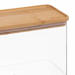 5Five Rectangular Container W/Bamboo Lid (2 L)