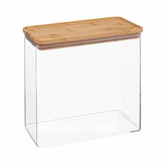 5Five Rectangular Container W/Bamboo Lid (3 L)