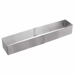 5Five Expandable Rectangular Stainless Steel Mold (48 x 9.2 x 7 cm)