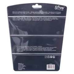 5Five Reusable Fabric Piping Bag Set W/Nozzles (3 Pc.)