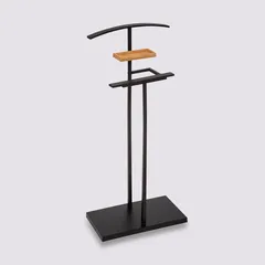 Metal & Bamboo Storage Stand (44.8 x 22.2 x 114.2 cm)