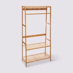 Gaia Bamboo Garment Rack (80 x 34 x 170.5 cm)