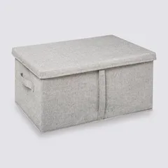 صندوق تخزين مع غطاء (50 × 31 × 25 سم)