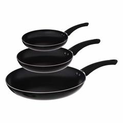 5Five Aluminum Induction Frying Pan Set (3 Pc., 20/24/28 cm)