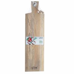 5Five Rectangular Mango Wood Cutting Board (2 x 58 x 16 cm)