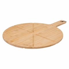 5Five Bamboo Pizza Cutting Board W/Cutter (37 x 50 x 1.1 cm)
