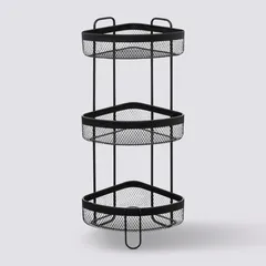 5Five Mayaj 3-Level Corner Bathroom Rack (30.5 x 23.5 x 70.5 cm)