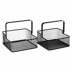 5Five Mayaj Storage Basket Set (25.5 x 25.5 x 12 cm, 2 Pc.)