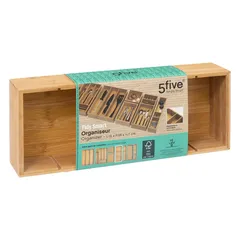 5Five Bamboo Organizer (15 x 38 x 7 cm)