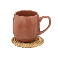 SG Alicante Earthenware Mug Set W/Coasters (300 ml, 2 Pc.)