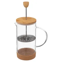 صانع قهوة من الخيزران والزجاج إس جي (1 لتر)