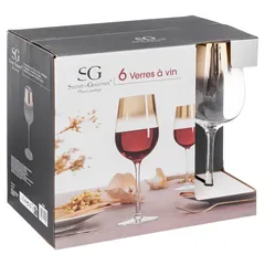 SG Arya Drinking Glass Set (380 ml, 6 Pc.)