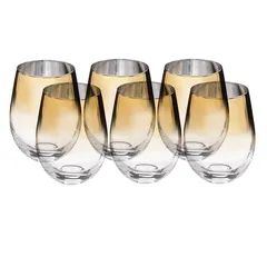 SG Arya Glass Tumbler Set (540 ml, 6 Pc.)