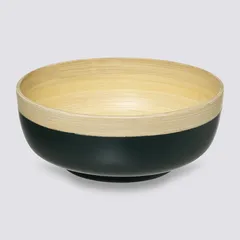 5Five Bamboo Salad Bowl (20 x 8 cm, Petrol)