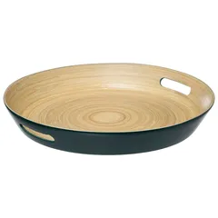 5Five Bamboo Tray (42 x 5.5 cm, Petrol)