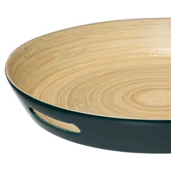 5Five Bamboo Tray (42 x 5.5 cm, Petrol)