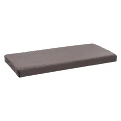 5Five Multifunction Velvet Storage Ottoman (76 x 38 x 38 cm, Dark Gray)