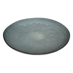 SG Porcelain Stoneware Dessert Plate (22 cm, Blue)