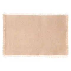 SG Maha Cotton Placemat (45 x 30 x 0.3 cm, Beige)