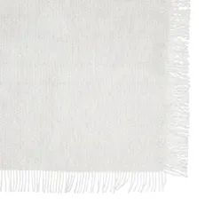 SG Maha Cotton Placemat (45 x 30 x 0.3 cm, White)