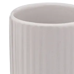 SG Ribbed Earthenware Cup (100 ml, White)
