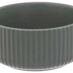 SG Ribbed Earthenware Bowl (800 ml, Green)