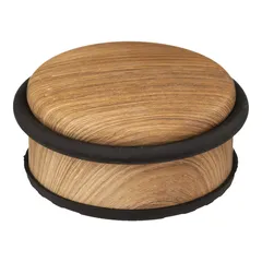 5Five Natural Wood Low Doorstop (10 x 4.5 cm)