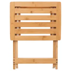 5Five Foldable Bamboo Stool (39.5 x 33.5 x 44 cm)