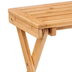 5Five Foldable Bamboo Stool (39.5 x 33.5 x 44 cm)