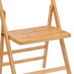 5Five Foldable Bamboo Chair (46 x 44 x 78 cm)