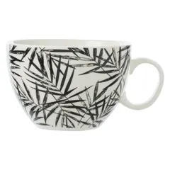 SG New Bone China Leaf Mug (Assorted colors/designs, 380 ml)