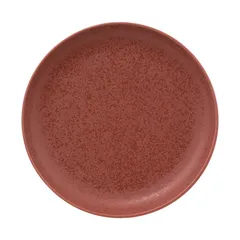طبق طعام من الحجر الرملي إس جي (26.2 × 26.6 × 3 سم، تيراكوتا)