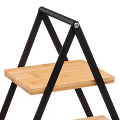 SG Bamboo 2-Tier Serving Stand (28 x 15.6 x 29.3 cm)