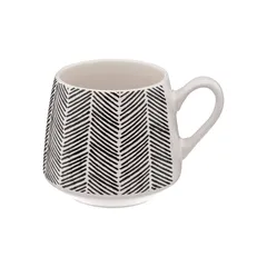 SG Patterned Earthenware Mug (Assorted colors/designs, 320 ml)