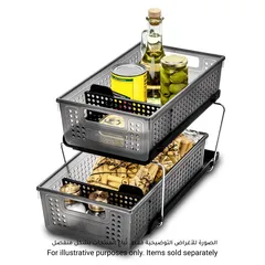 MadeSmart 2-Tier Organizer W/Dividers (36.53 x 22.86 x 27.99 cm)