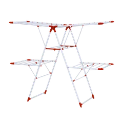 Foldable Double-Layer Carbon Steel Drying Rack (157 x 61 x 125 cm)