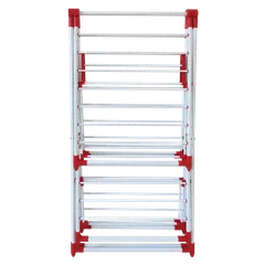 Foldable Double-Layer Carbon Steel Drying Rack (157 x 61 x 125 cm)