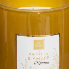 شمعة معطرة كومتوار دو لا بوجي مايل (فانيليا وعنبر، 190 جرام)