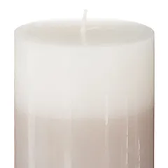 Comptoir de la Bougie Nina Tri-Color Scented Candle (6.5 x 10 cm, Vanilla)