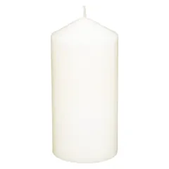 Comptoir de la Bougie Hugo Wax Pillar Candle (6.8 x 14 cm, Ivory)