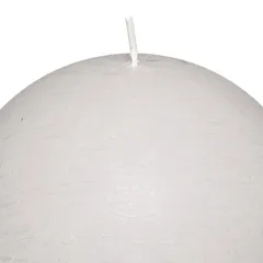 Comptoir de la Bougie Olia Rustic Wax Ball Candle (10 cm, Taupe)