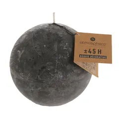 Comptoir de la Bougie Rustic Wax Ball Candle (10 cm, Black)