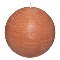 Comptoir de la Bougie Rustic Wax Ball Candle (10 cm, Amber)