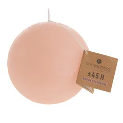 Comptoir de la Bougie Rustic Wax Ball Candle (10 cm, Pink)