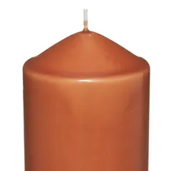 Comptoir de la Bougie Hugo Wax Pillar Candle (6.8 x 14 cm, Amber)