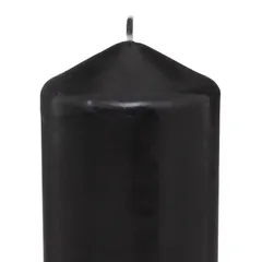 Comptoir de la Bougie Hugo Wax Pillar Candle (6.8 x 14 cm, Black)