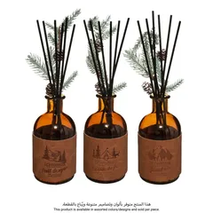 ناشر عطر مع حامل زجاجي (ألوان/روائح متنوعة، 250 مل)